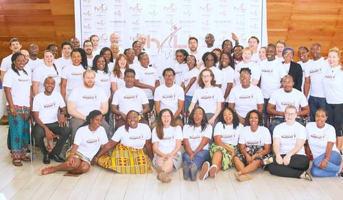 HALI Access Network members at the fourth annual Indaba in Ada, Greater Accra, Ghana.